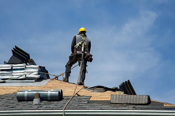 Professional Storm Damage Roof Repair technician working in Keysville, GA